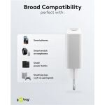 Goobay USB-C PD GaN Dual-Schnelladegerät 30 W (weiß)