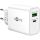 Goobay USB-C PD GaN Dual-Schnelladegerät 30 W (weiß)