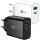 Goobay USB-C PD GaN Dual-Schnelladegerät 30 W (weiß)