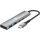 Goobay Slim 4-Port USB-C auf USB-C/USB-A 5 Gbit/s (grau)