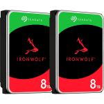 Ugreen DXP2800 + 2x 8 TB Seagate IronWolf HDD Bundle