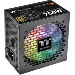 Thermaltake Germanium Pro RGB 750W (schwarz, 1x 12-Pin High Power GPU, 4x PCIe, Kabelmanagement, 750 Watt)