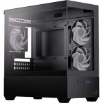 Aerocool P300D-G-BK-v1 (schwarz, Tempered Glass x 2)