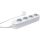 Shelly Steckdosenleiste Power Strip 4 Gen4 (weiß, 1,5 Meter Kabel, mit Energiemessung)