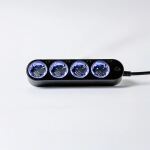 Shelly Steckdosenleiste Power Strip 4 Gen4 (schwarz, 1,5 Meter Kabel, mit Energiemessung)