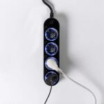 Shelly Steckdosenleiste Power Strip 4 Gen4 (schwarz, 1,5 Meter Kabel, mit Energiemessung)