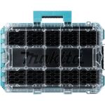 Makita MAKTRAK Organizer tief M (blau/transparent, Transparenter Deckel)