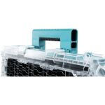 Makita MAKTRAK Organizer tief M (blau/transparent, Transparenter Deckel)