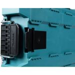 Makita MAKTRAK Organizer tief M (blau/transparent, Transparenter Deckel)