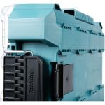 Makita MAKTRAK Organizer tief M (blau/transparent, Transparenter Deckel)