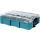 Makita MAKTRAK Organizer tief M (blau/transparent, Transparenter Deckel)