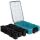 Makita MAKTRAK Organizer tief M (blau/transparent, Transparenter Deckel)