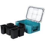 Makita MAKTRAK Organizer kompakt  (blau/transparent, Transparenter Deckel)