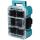 Makita MAKTRAK Organizer kompakt  (blau/transparent, Transparenter Deckel)