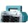 Makita MAKTRAK Organizer kompakt  (blau/transparent, Transparenter Deckel)
