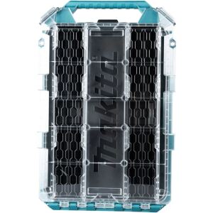 Makita MAKTRAK Organizer flach M (blau/transparent, Transparenter Deckel)