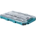Makita MAKTRAK Organizer flach M (blau/transparent, Transparenter Deckel)