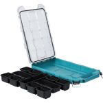 Makita MAKTRAK Organizer flach M (blau/transparent, Transparenter Deckel)