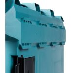Makita MAKTRAK Organizer flach M (blau/transparent, Transparenter Deckel)