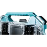 Makita MAKTRAK Organizer flach M (blau/transparent, Transparenter Deckel)