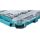 Makita MAKTRAK Organizer flach M (blau/transparent, Transparenter Deckel)