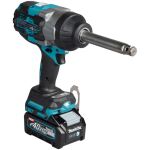 Makita Akku-Schlagschrauber TW011GZ XGT, 40Volt (blau/schwarz, ohne Akku und Ladegerät, mit 138mm Langschaft 3/4"-Vierkant)