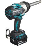 Makita Akku-Schlagschrauber DTW1005Z, 18Volt (blau/schwarz, ohne Akku und Ladegerät, mit 138mm Langschaft 3/4"-Vierkant)