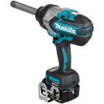 Makita Akku-Schlagschrauber DTW1005Z, 18Volt (blau/schwarz, ohne Akku und Ladegerät, mit 138mm Langschaft 3/4"-Vierkant)