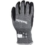 Makita Arbeitshandschuhe P-84735, Gr. XL (10), Schnittfestigkeit F/7 (schwarz/grau, 1 Paar)