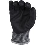 Makita Arbeitshandschuhe P-84735, Gr. XL (10), Schnittfestigkeit F/7 (schwarz/grau, 1 Paar)