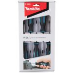 Makita Schraubendreher-Set E-10534, 5-tlg (schwarz/blau,  Ergonomisch, gummierter Handgriff)