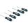 Makita Schraubendreher-Set E-10534, 5-tlg (schwarz/blau,  Ergonomisch, gummierter Handgriff)