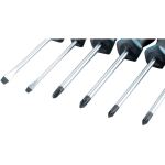 Makita Schraubendreher-Set E-10528, 6-teilig (schwarz/blau, Ergonomisch, gummierter Handgriff)