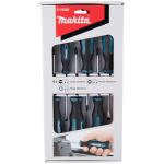 Makita Schraubendreher-Set E-10528, 6-teilig (schwarz/blau, Ergonomisch, gummierter Handgriff)