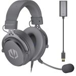 Endorfy VIRO Plus USB Alt Gray (dunkelgrau, USB-A, 3.5 mm Klinke, 7.1-USB-Soundkarte)