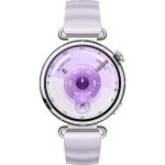 Huawei Watch GT 6 41mm (Konsu-B19FC) (silber, violettes Fluorelastomerarmband)