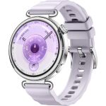Huawei Watch GT 6 41mm (Konsu-B19FC) (silber, violettes Fluorelastomerarmband)