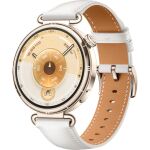 Huawei Watch GT 6 41mm (Konsu-B19L) (gold, weißes Lederverbundarmband)