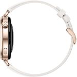 Huawei Watch GT 6 41mm (Konsu-B19L) (gold, weißes Lederverbundarmband)