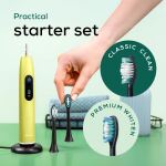 Beurer SC 50 Splashy Lemon Green Planet, Elektrische Zahnbürste (gelb, incl. 2 Bürstenköpfe)