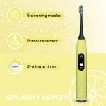 Beurer SC 50 Splashy Lemon Green Planet, Elektrische Zahnbürste (gelb, incl. 2 Bürstenköpfe)
