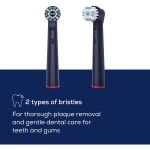 Beurer TB Bürstenköpfe Sensitive Eco Green Planet (dunkelblau, 4er Pack)