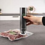 Rommelsbacher Hand-Vakuumiergerät Starterset VAC 253/S (anthrazit, Akkubetrieb, mit 3 Glasbehältern)