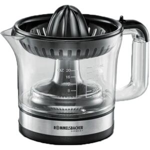 Rommelsbacher Zitruspresse ZP 50 (edelstahl/schwarz, 30 Watt, Saftbehälter 0,6 Liter)