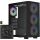 Aerocool B509A Flow-G-BK-v1, mit Netzteil Aero 650 (schwarz, Tempered Glass)