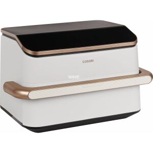 COSORI Heißluftfritteuse Dual Blaze Twinfry CAF-TF101S-WEUR (weiß, 2.800 Watt, Korb 10 Liter / 2x 5 Liter)