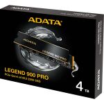 A-Data LEGEND 900 Pro 4 TB (schwarz/gold, PCIe 4.0 x4, NVMe 1.4, M.2 2280)