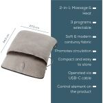 Beurer Fußmassagekissen mit Wärme FM 28 (grau)