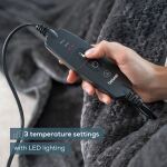 Beurer Wärmezudecke HD 65 Dark Grey (dunkelgrau, 130 x 180 cm)