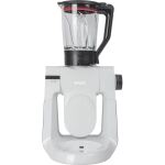 Bosch MUM6EW22 Küchenmaschine (weiß/edelstahl, 1.600 Watt, Serie 6, Patisserie-Set, Mixaufsatz)